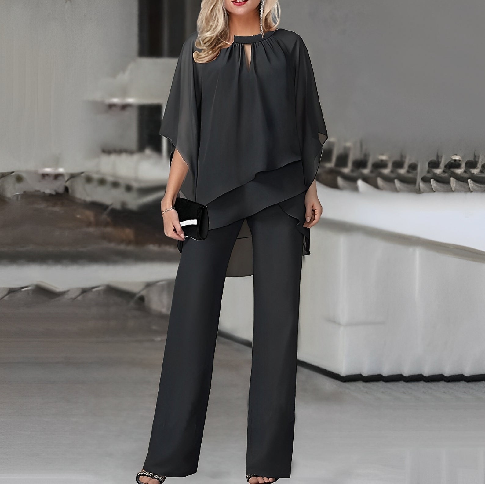 Liesbeth | Women’s Wide Leg Two-Piece Set