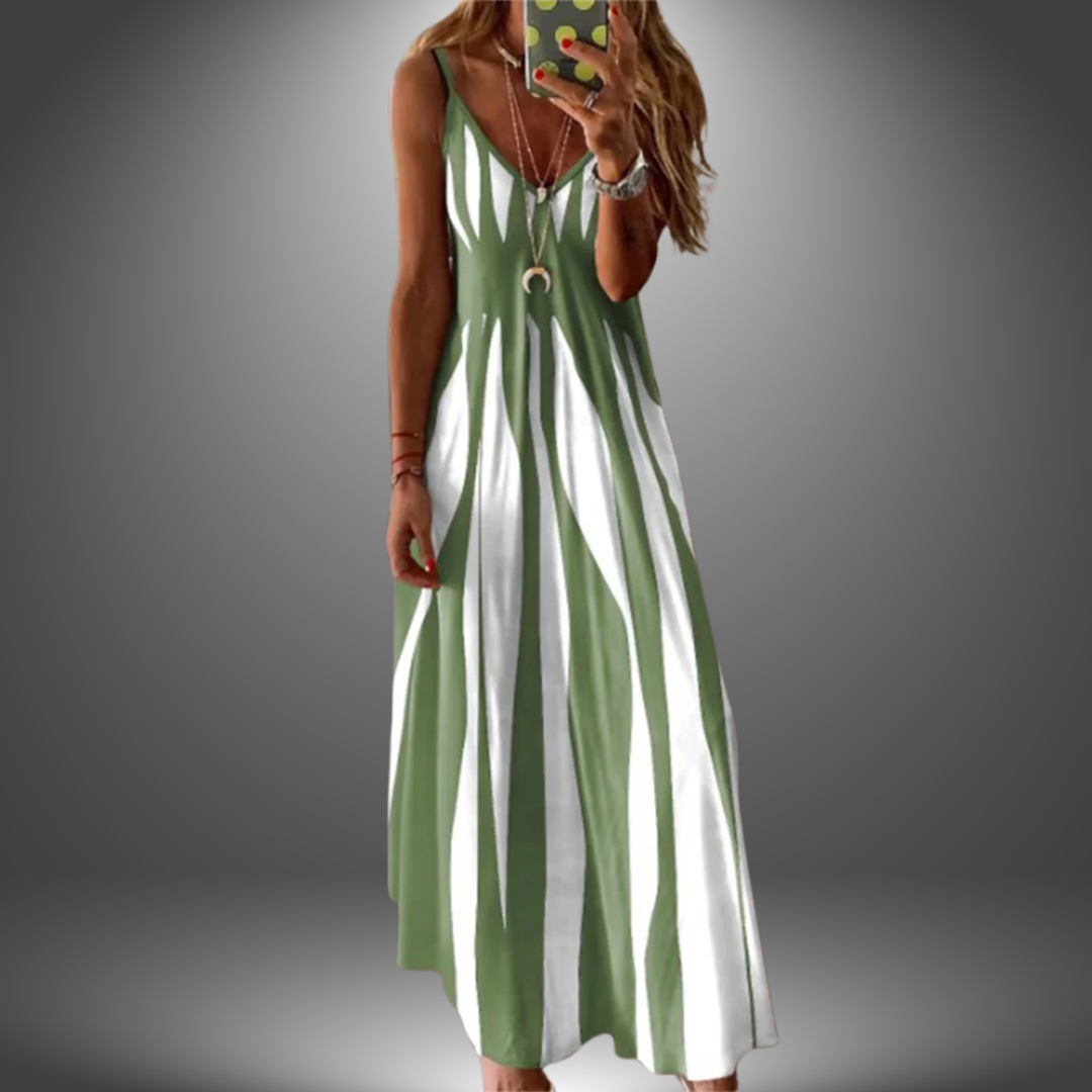 Fritzi | Women’s Sleeveless V-Neck Maxi Dress