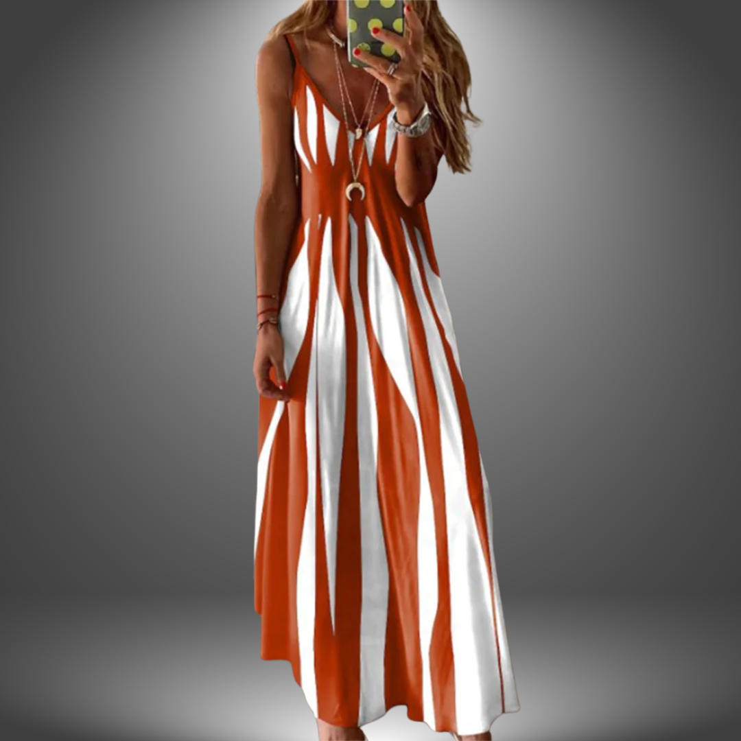 Fritzi | Women’s Sleeveless V-Neck Maxi Dress