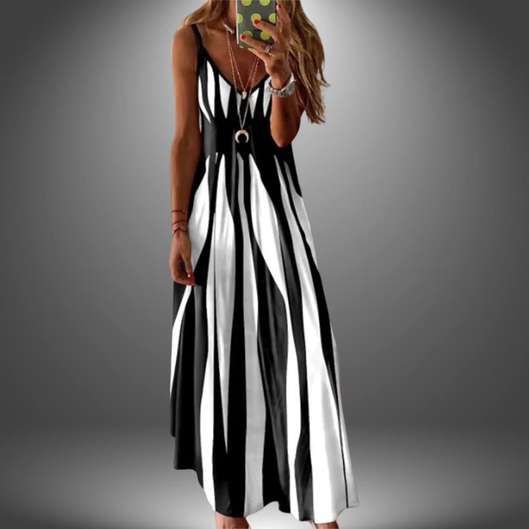 Fritzi | Women’s Sleeveless V-Neck Maxi Dress