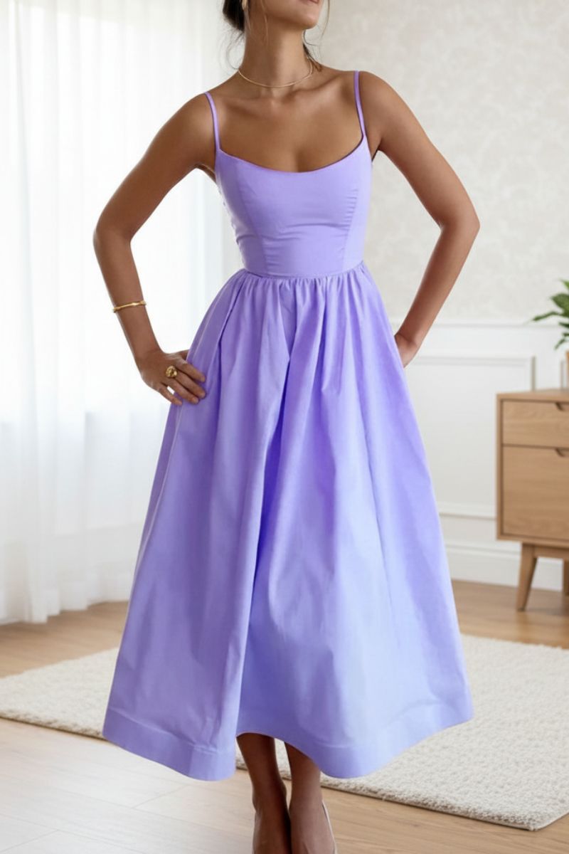 Mandy | Women’s Sleeveless Cocktail Midi Dress