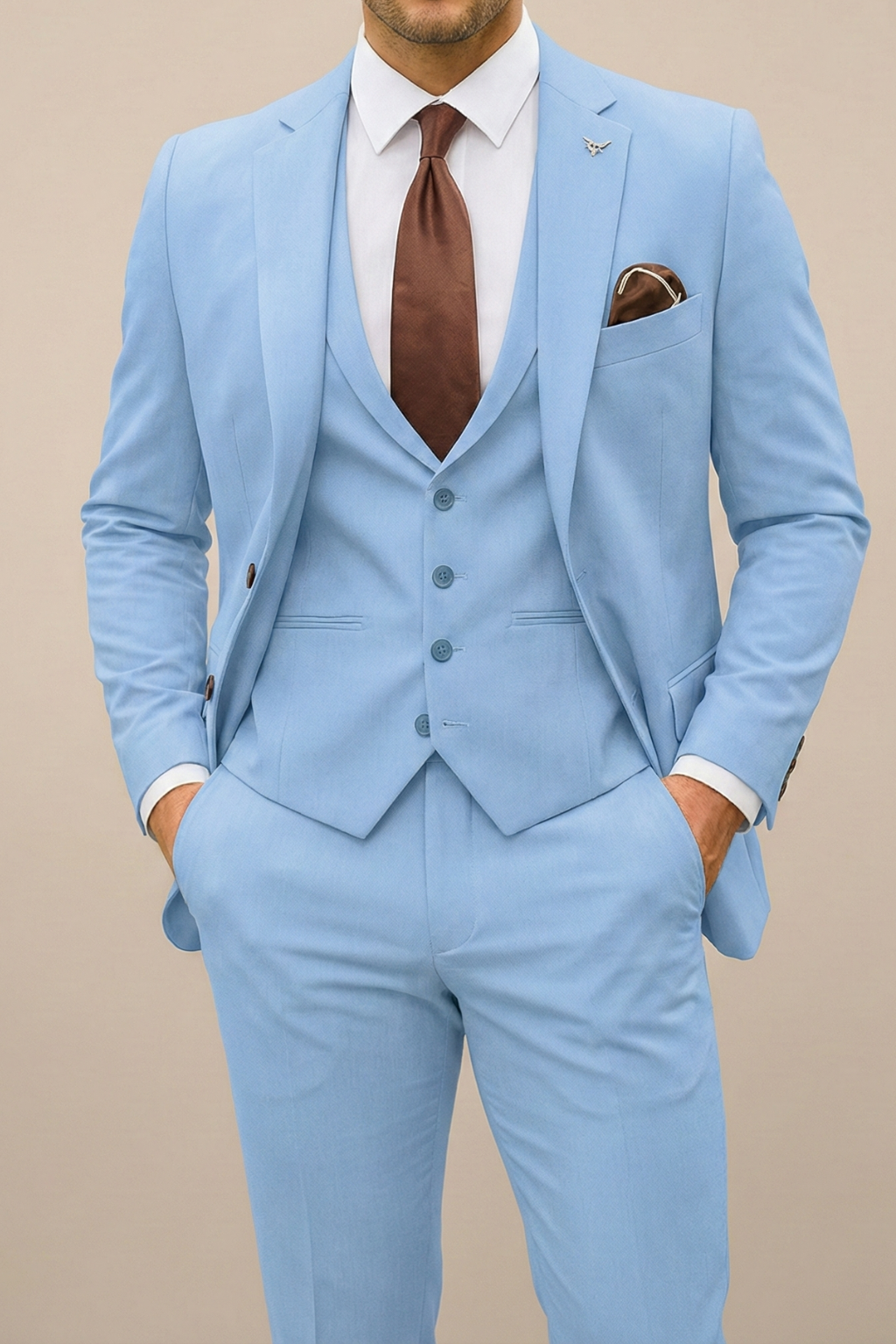 Alexander | Men’s Two-button Three-Piece Suit