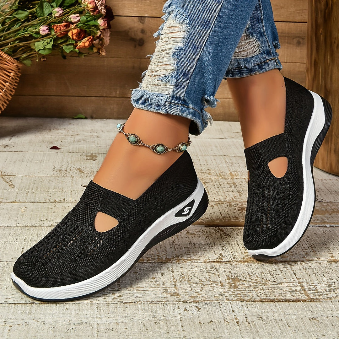 Solene | Women’s Flat Slip-On Knitted Orthopedic Sandal