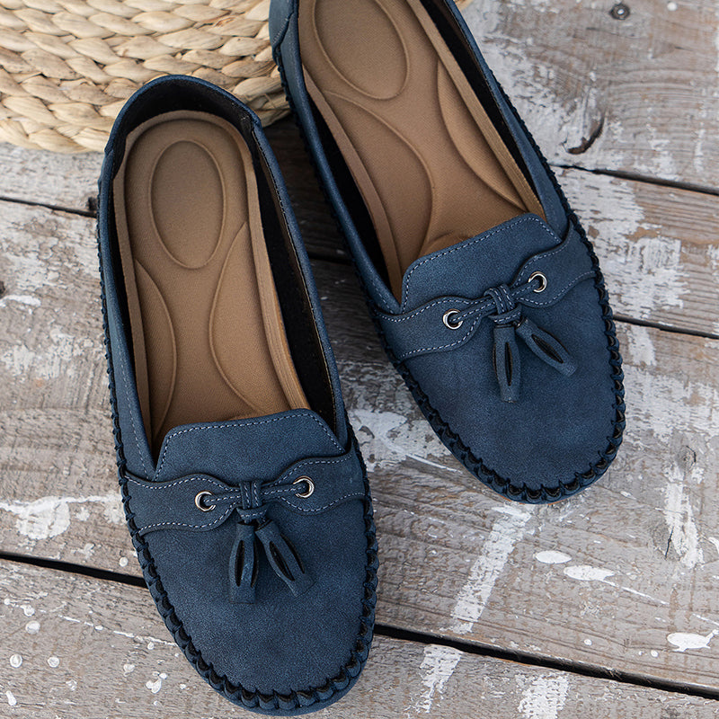 Simona | Women’s Flat Loafer Moccasins Sandals