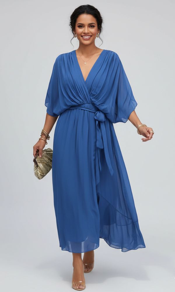 Hadley | Women’s Tie-Waist Cocktail Midi Dress