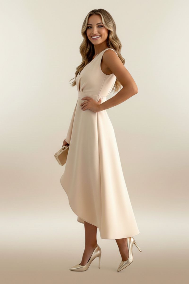 Briselle | Women’s Sleeveless Wrap Midi Dress