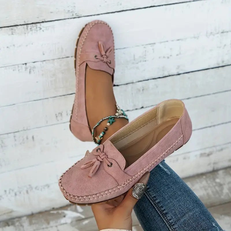 Simona | Women’s Flat Loafer Moccasins Sandals