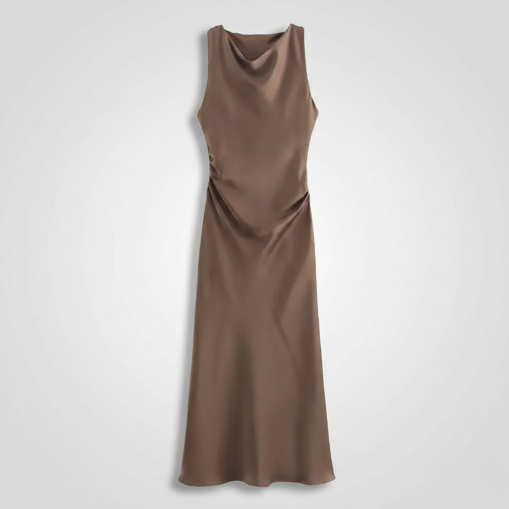 Karrie | Women’s Sleeveless Cocktail Midi Dress
