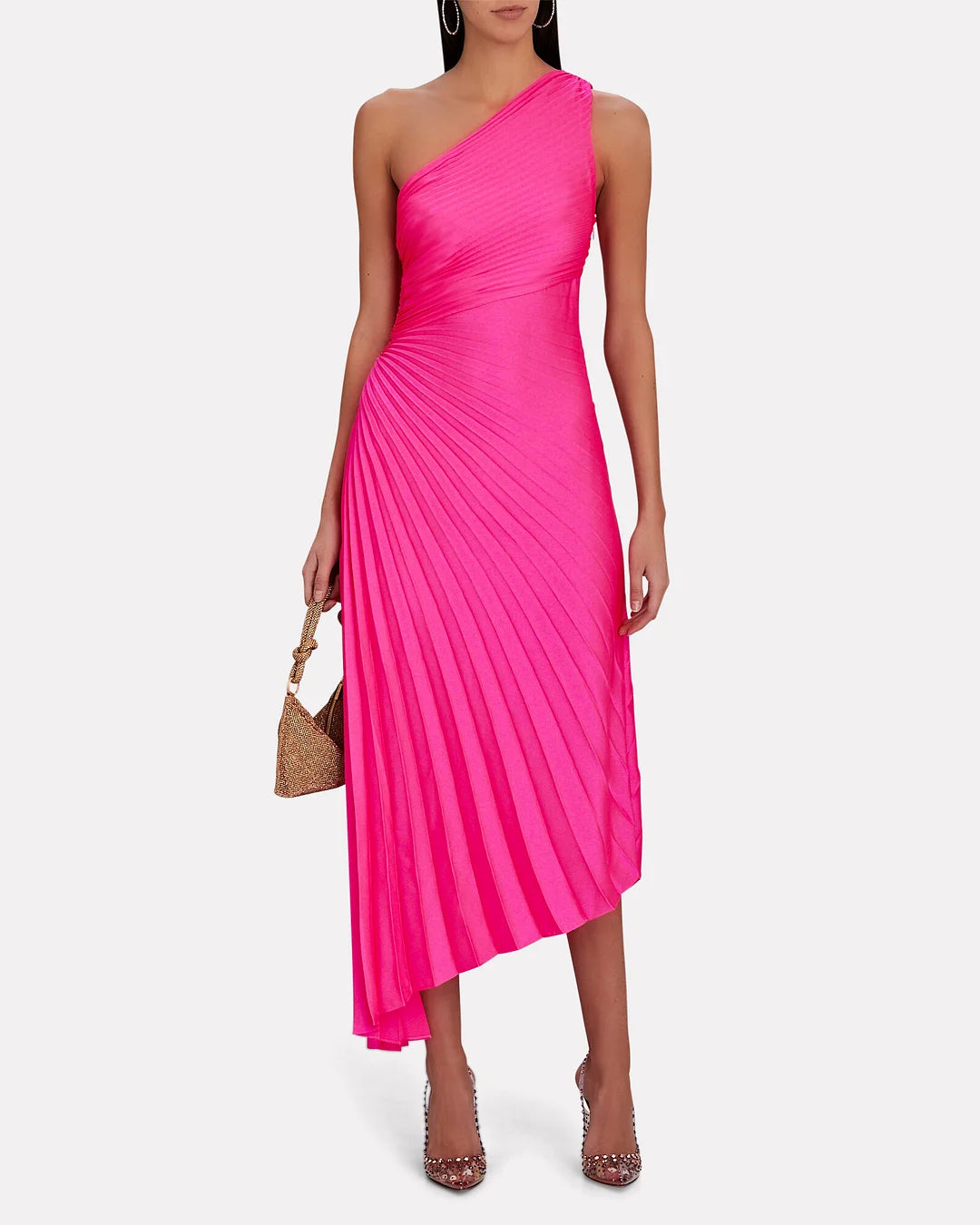 Inka | Women’s One-Shoulder Pleated Maxi Dress