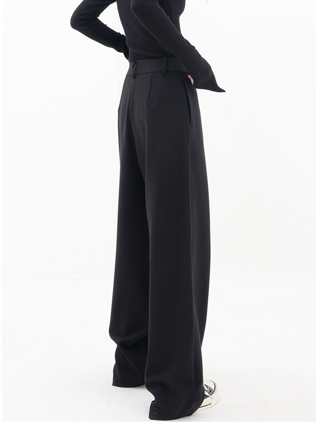Maelys | Women’s Cross-Front Drape Palazzo Pants