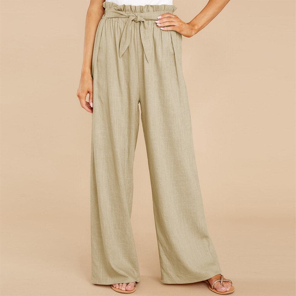 Fleur | Women’s Smocked Waist Palazzo Pants