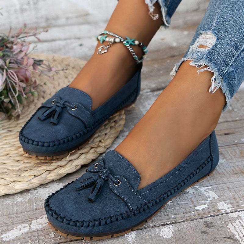 Simona | Women’s Flat Loafer Moccasins Sandals