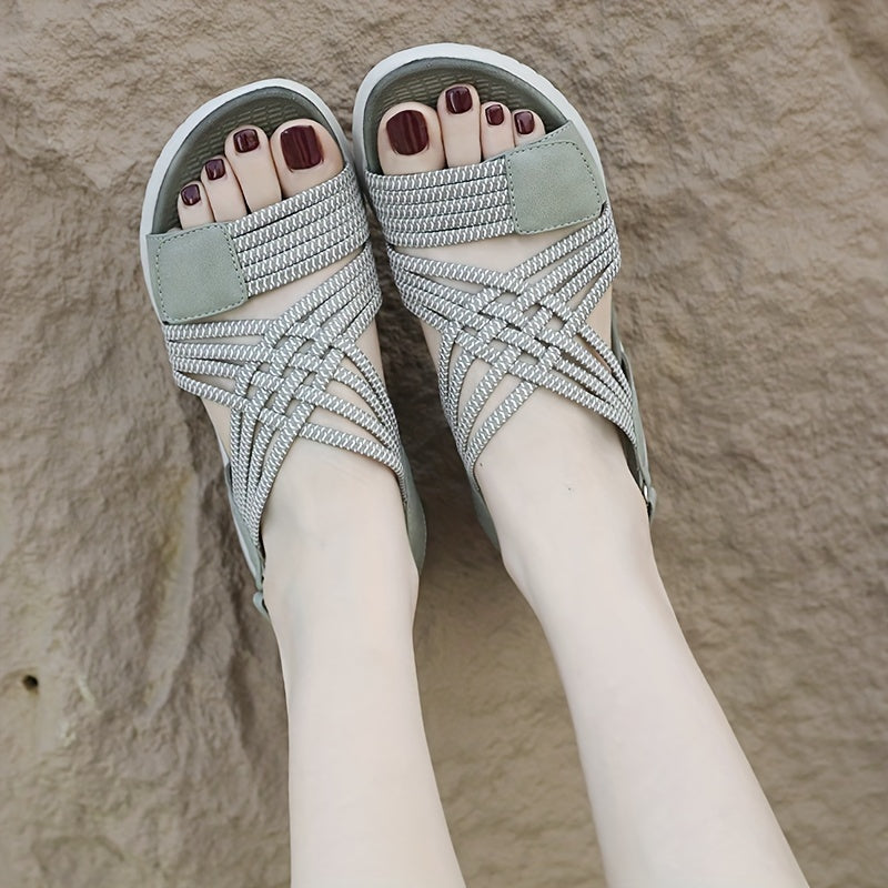 Carmen | Women’s Flat Strappy Orthopedic Sandals