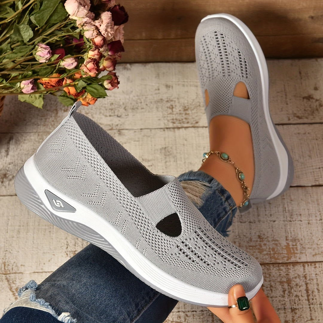Solene | Women’s Flat Slip-On Knitted Orthopedic Sandal