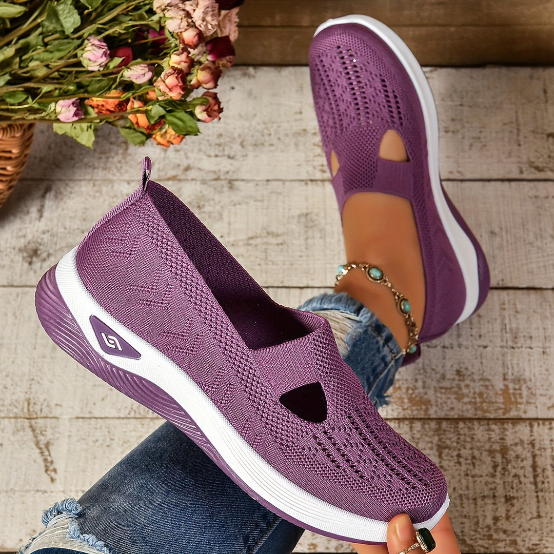 Solene | Women’s Flat Slip-On Knitted Orthopedic Sandal