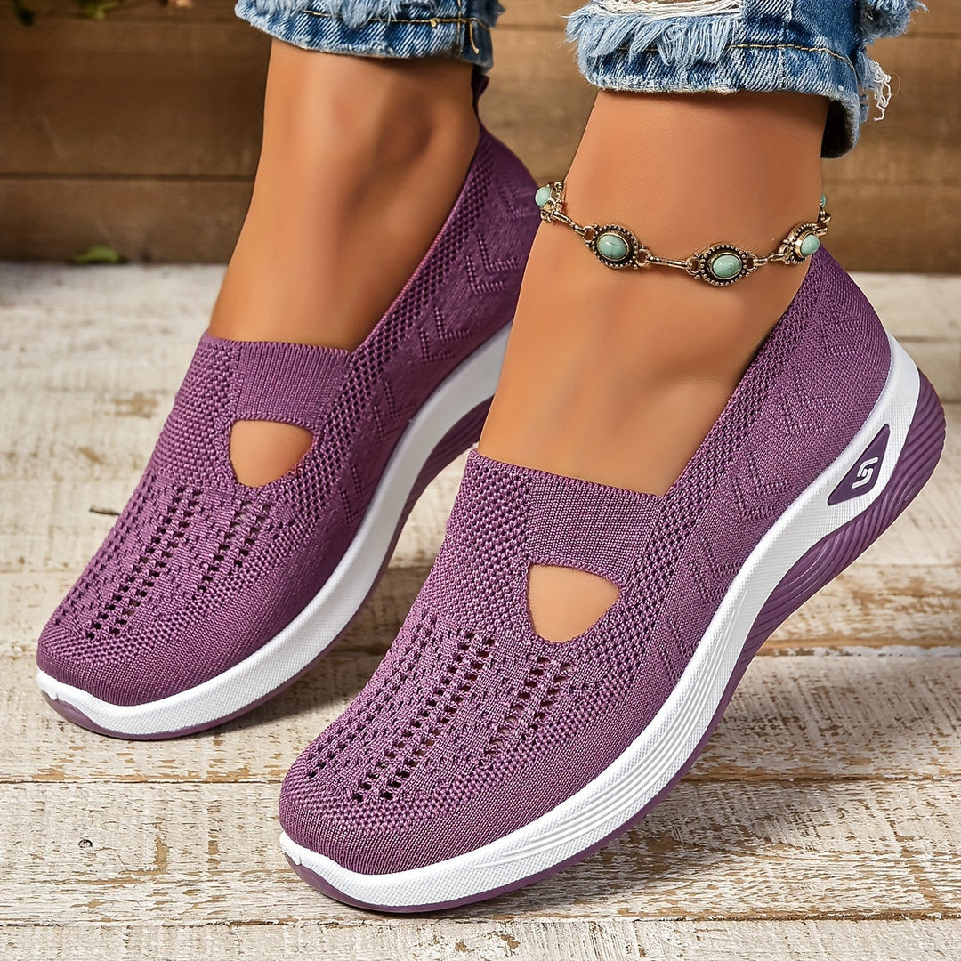 Solene | Women’s Flat Slip-On Knitted Orthopedic Sandal