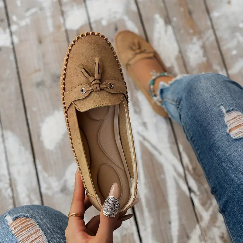 Simona | Women’s Flat Loafer Moccasins Sandals