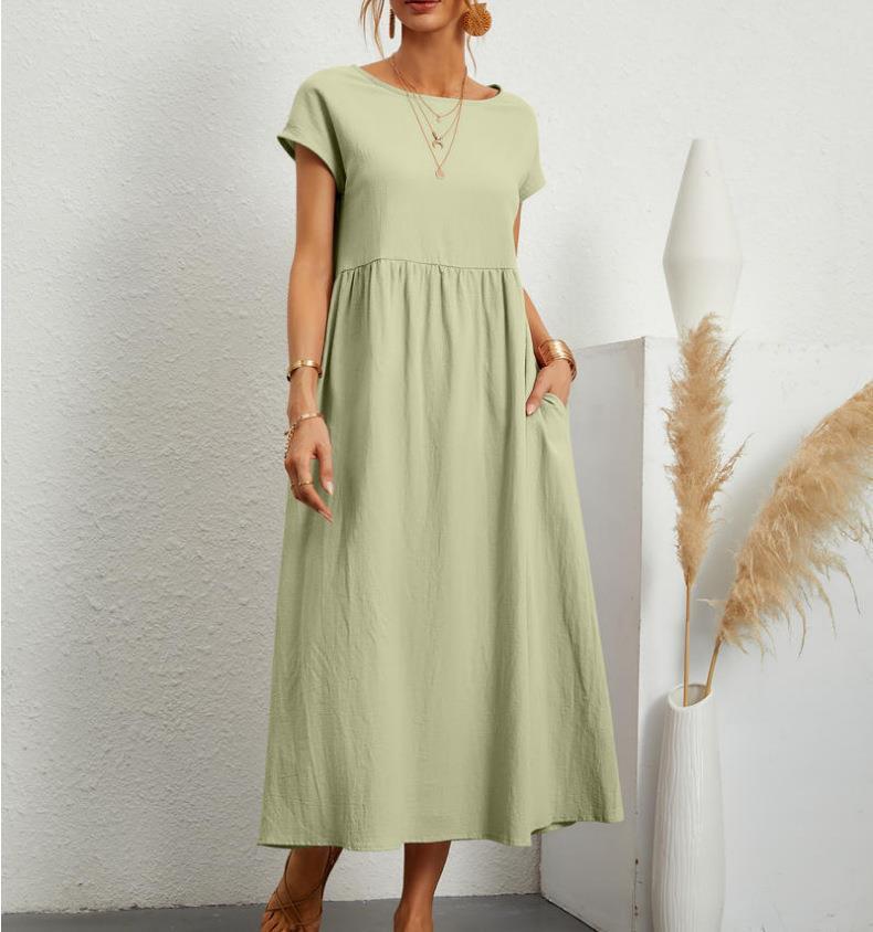 Esmeralda | Women’s Short Sleeve Midi Dress