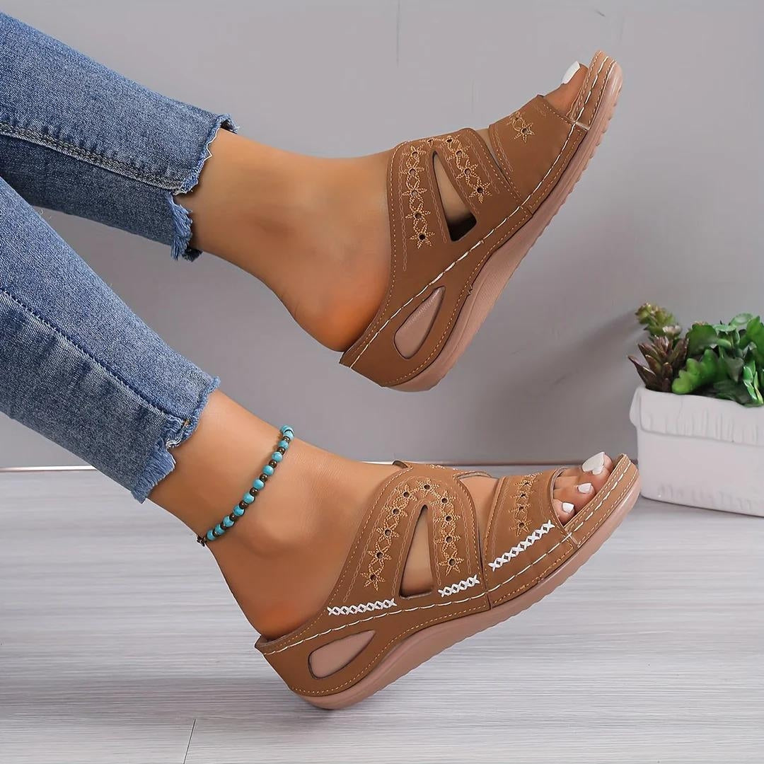 Paola | Women’s Wedge Heeled Orthopedic Sandals