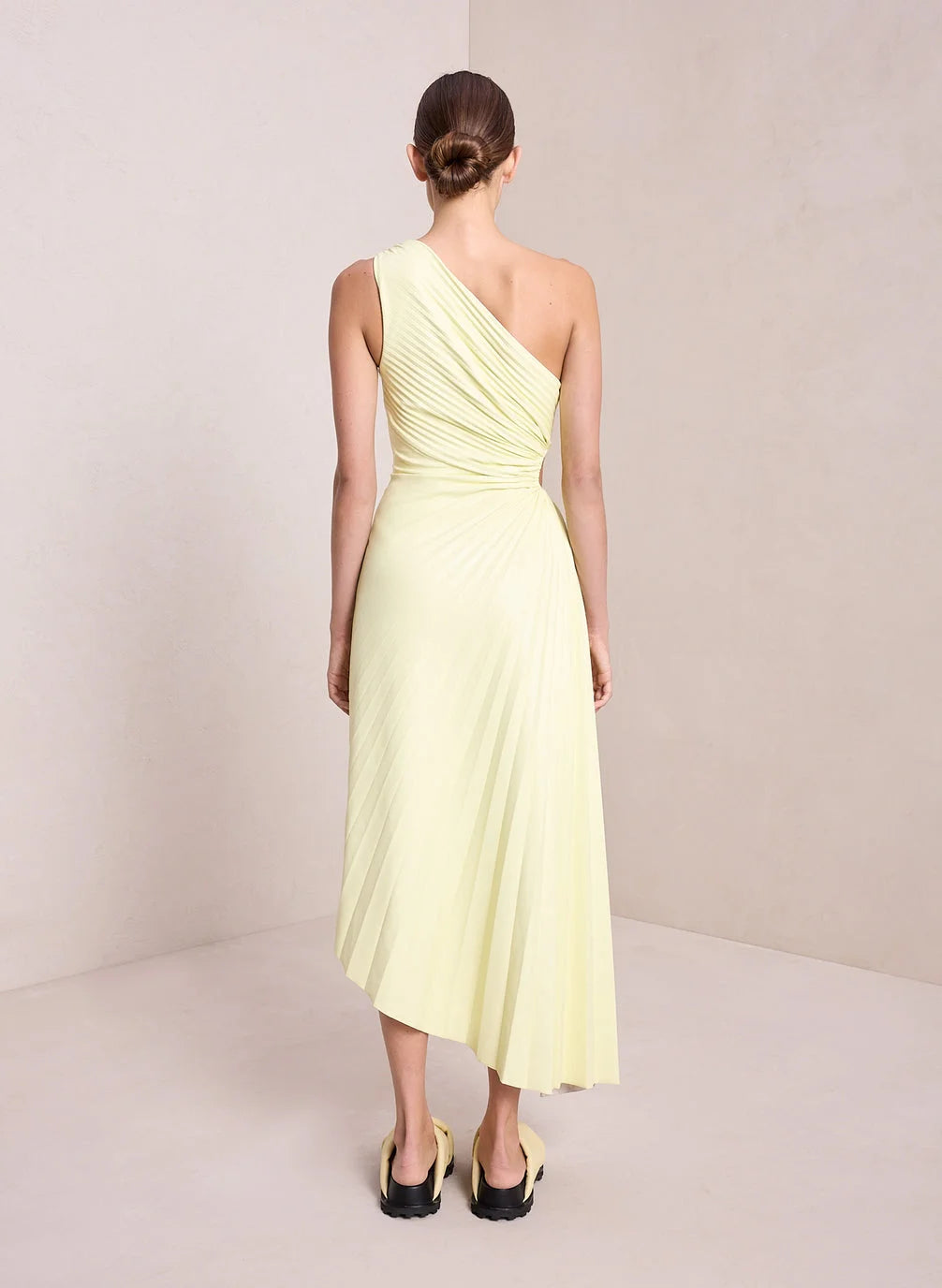 Inka | Women’s One-Shoulder Pleated Maxi Dress