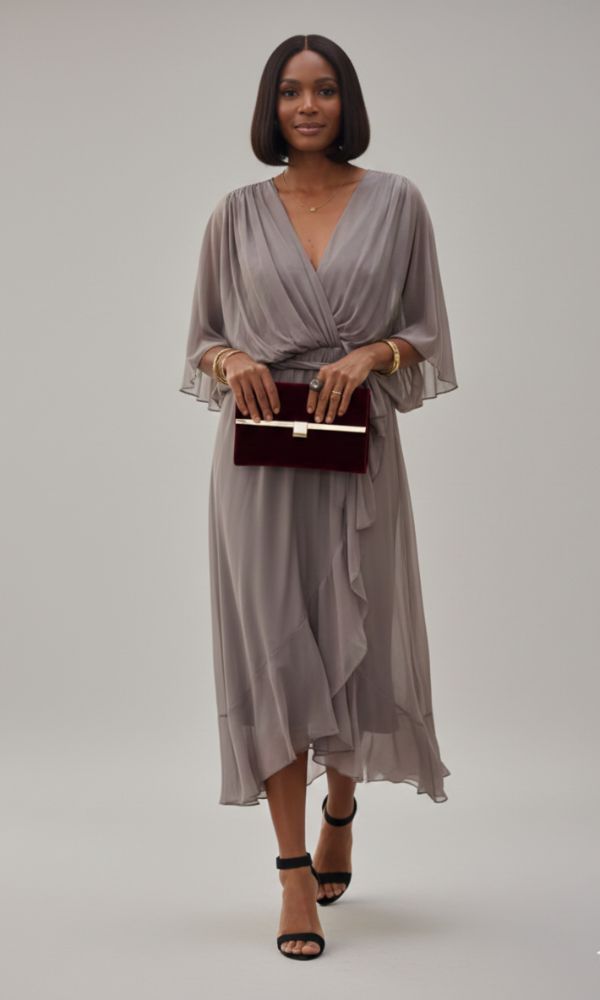Hadley | Women’s Tie-Waist Cocktail Midi Dress