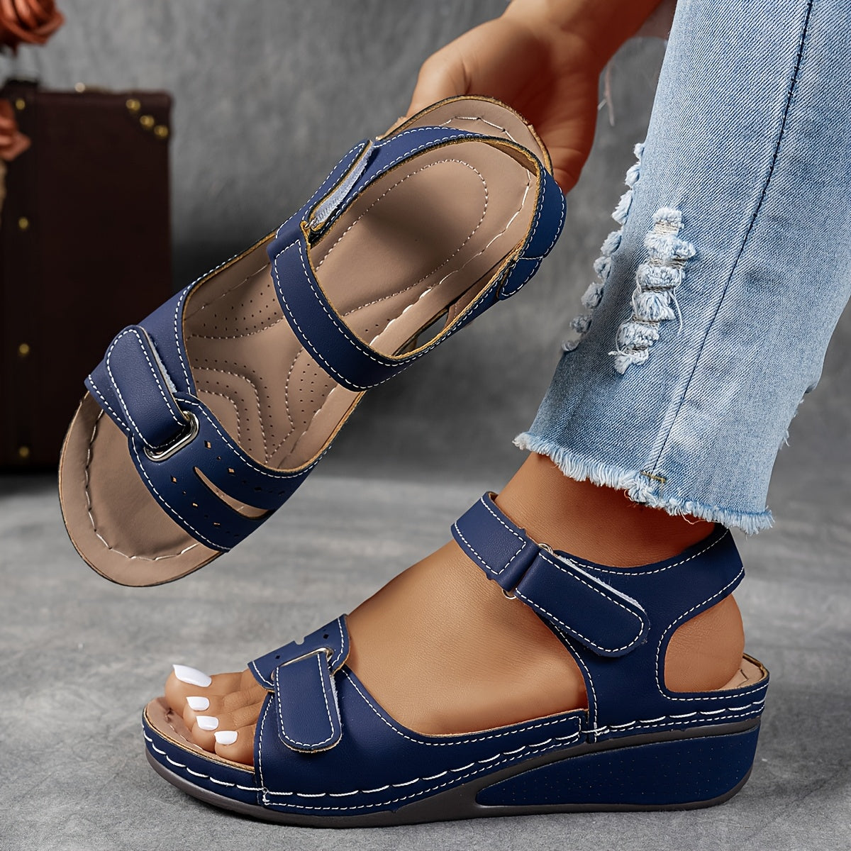 Giorgia | Women’s Wedge Open-toe Orthopedic Sandals
