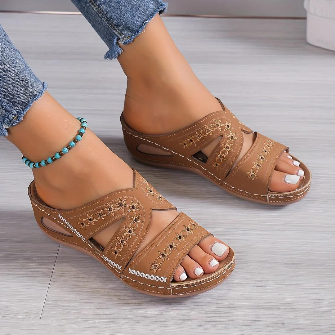 Paola | Women’s Wedge Heeled Orthopedic Sandals