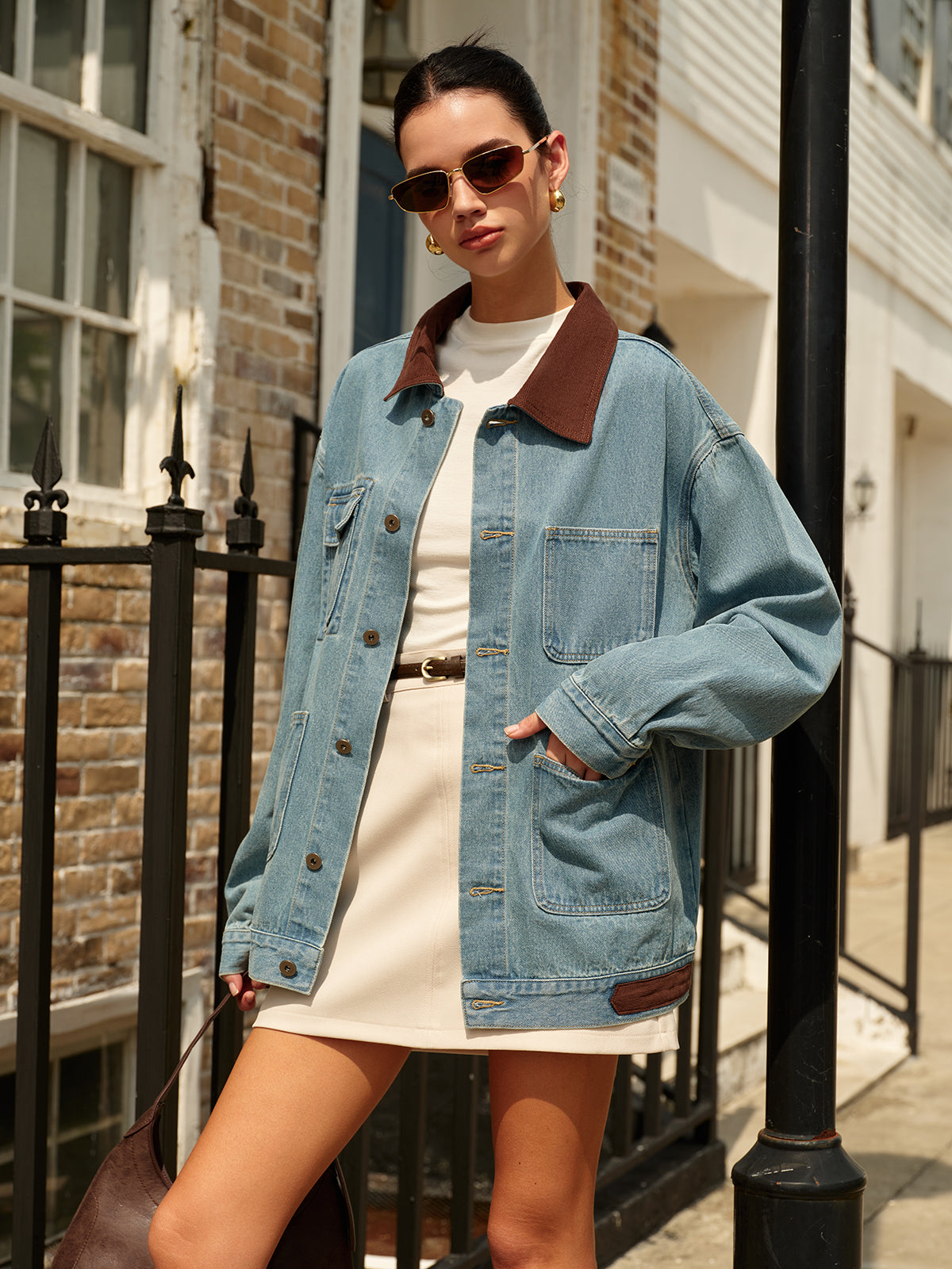 Olivia | Women’s Mini Skirt with Waist Belt