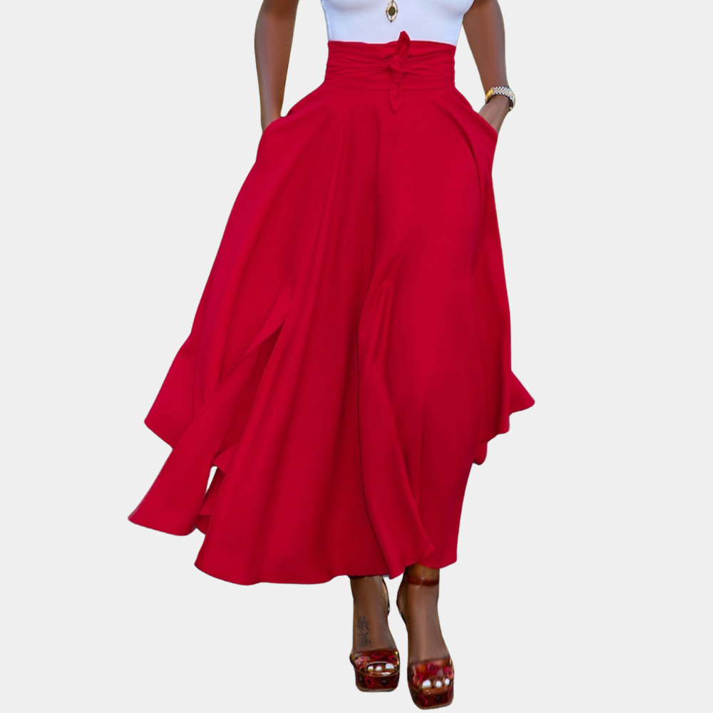 Issa | Women's Tie-Front Flare Lounge Pants