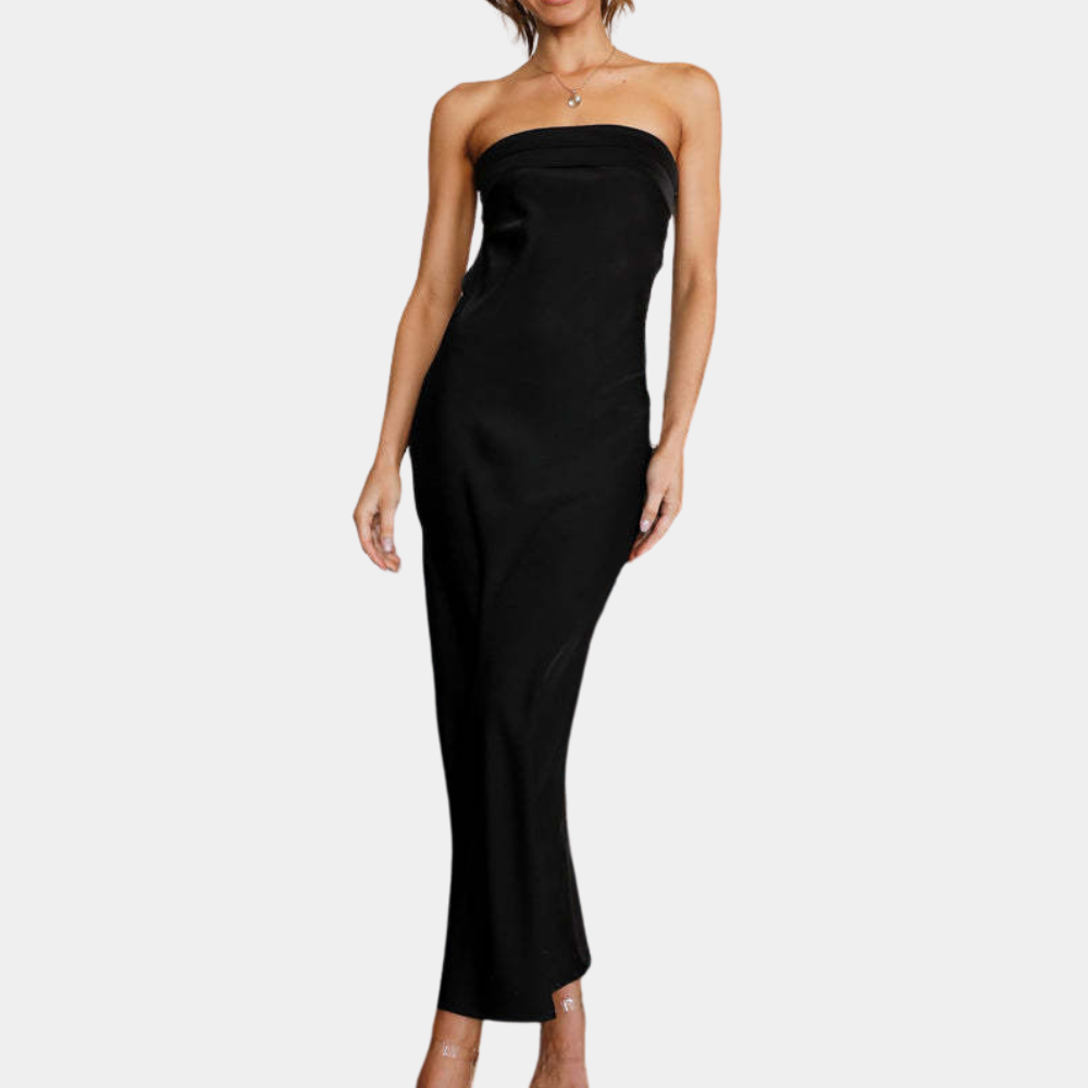 Jeline | Women’s Strapless Evening Maxi Dress