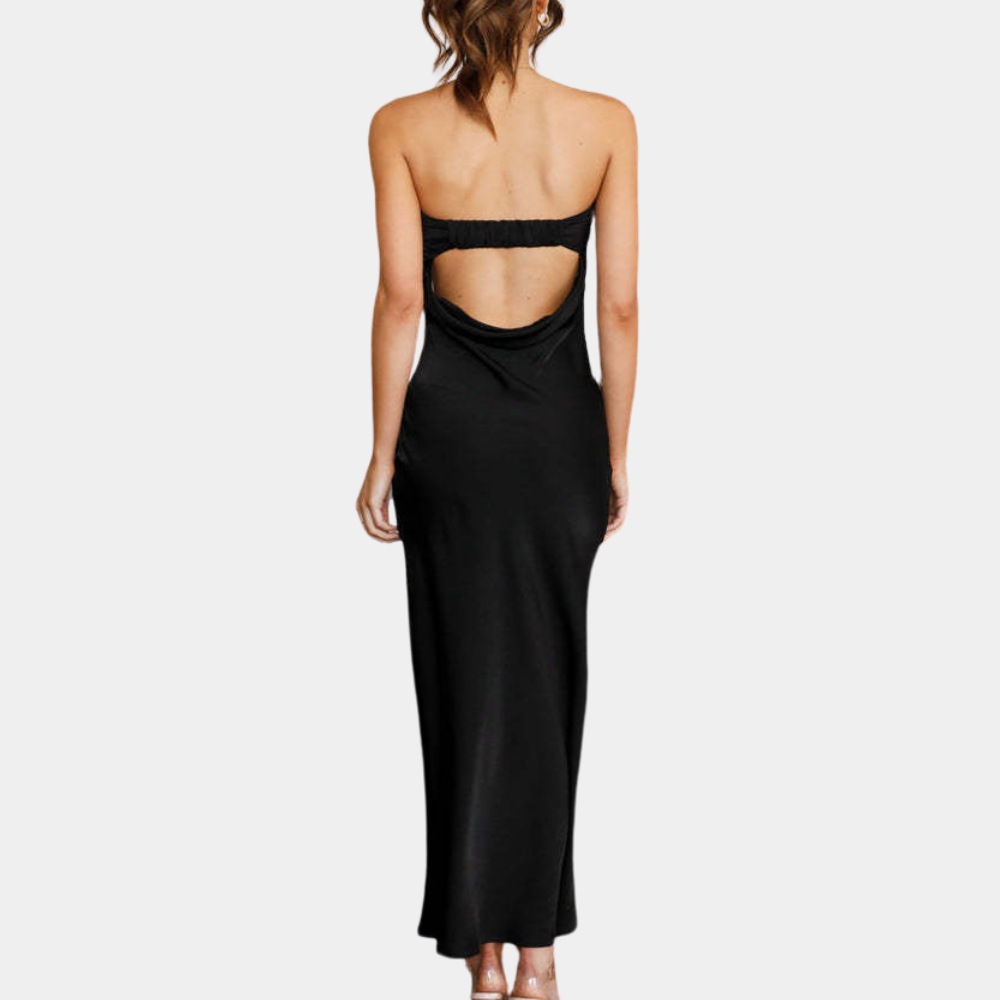 Jeline | Women’s Strapless Evening Maxi Dress
