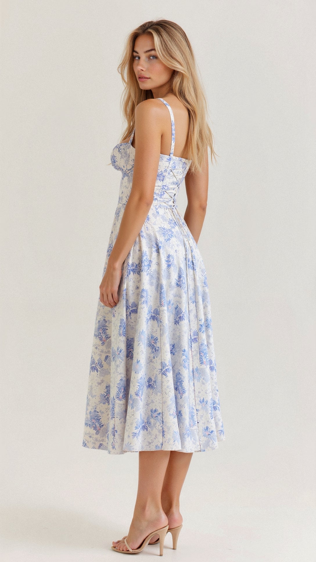 Cerene | Women’s Floral Midi Dress
