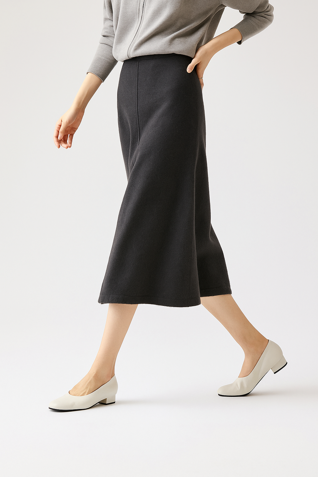 Nives | Women’s Knit Maxi Skirt
