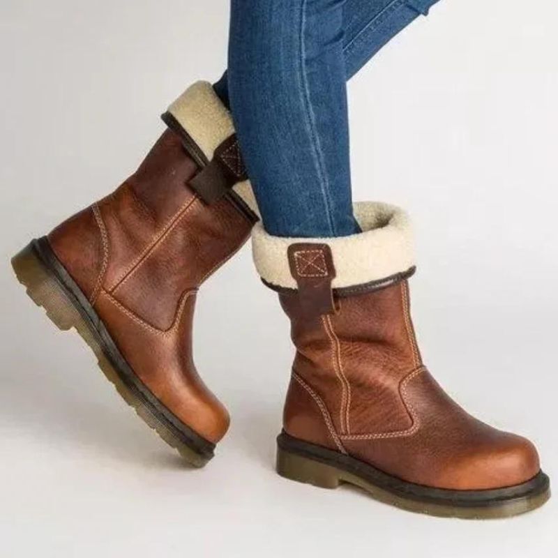 Lorkan | Men's Shearling-Lined Fold-Down Leather Boots