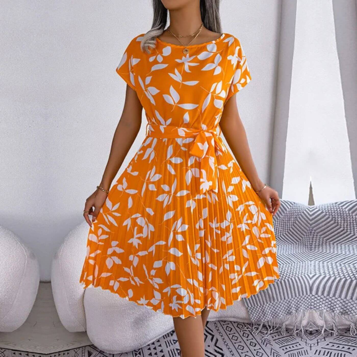 Jacinta | Women’s Short Sleeve Midi Dress