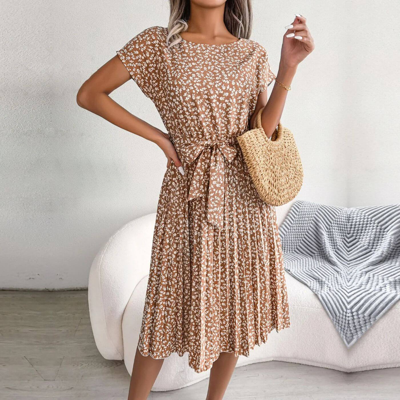 Jacinta | Women’s Short Sleeve Midi Dress