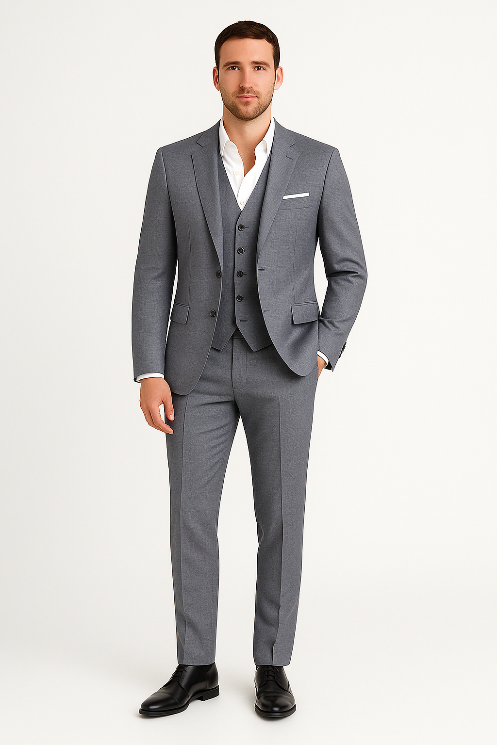 Benjamin | Men’s Waistcoat Formal Three-Piece Suit