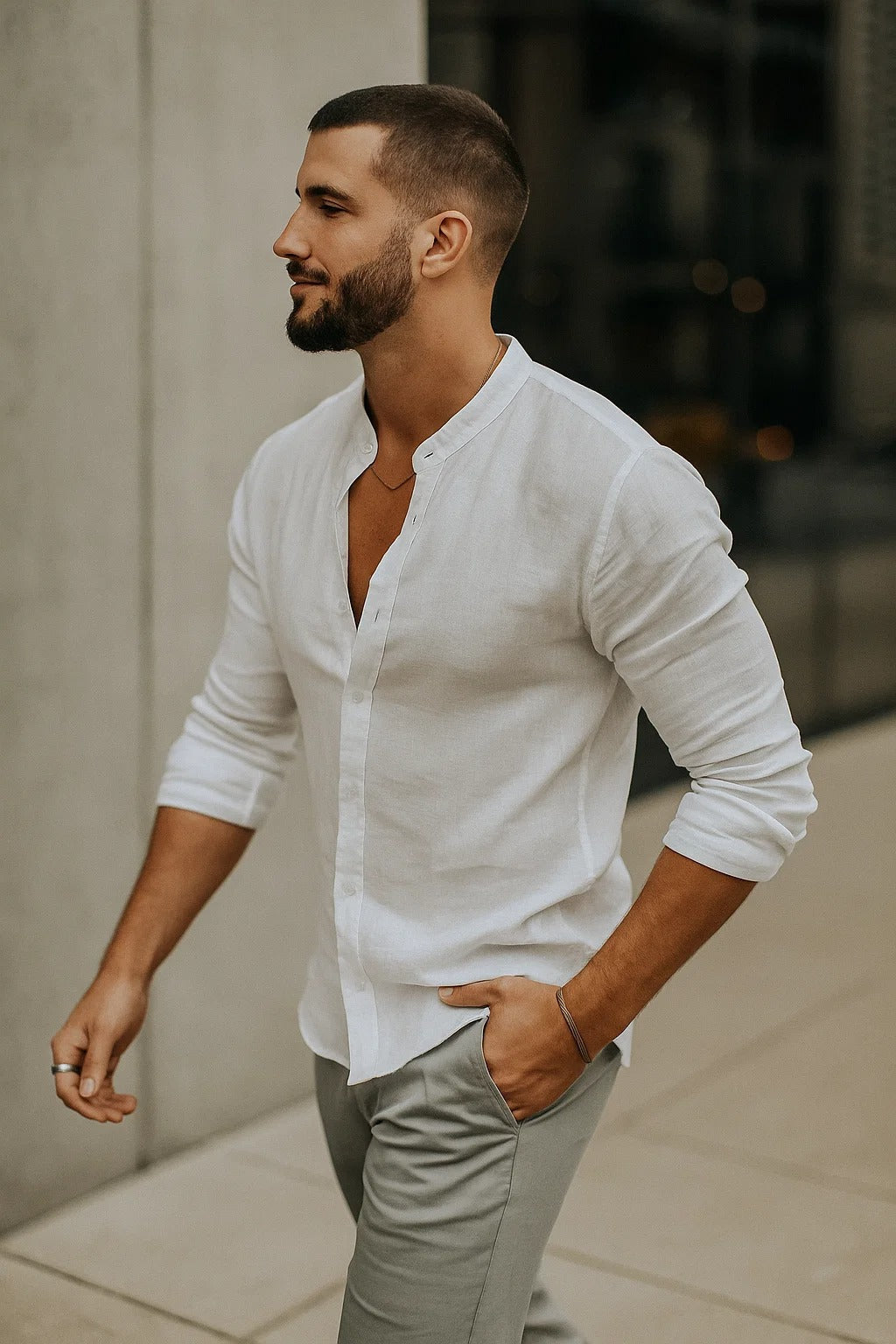 Jarle | Men’s Linen Long Sleeve Shirt