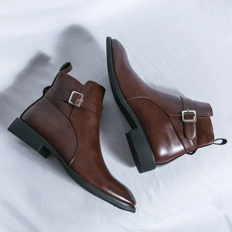 Mathias | Men’s Full-Grain Leather Chelsea Boots