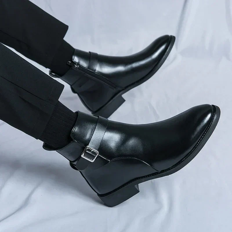 Mathias | Men’s Full-Grain Leather Chelsea Boots