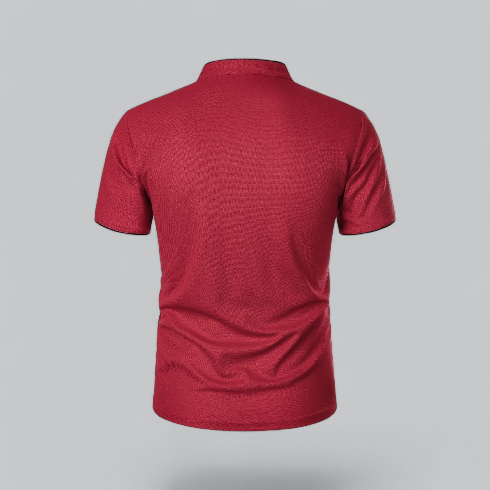 Cedric | Men’s Collarless Polo Shirt