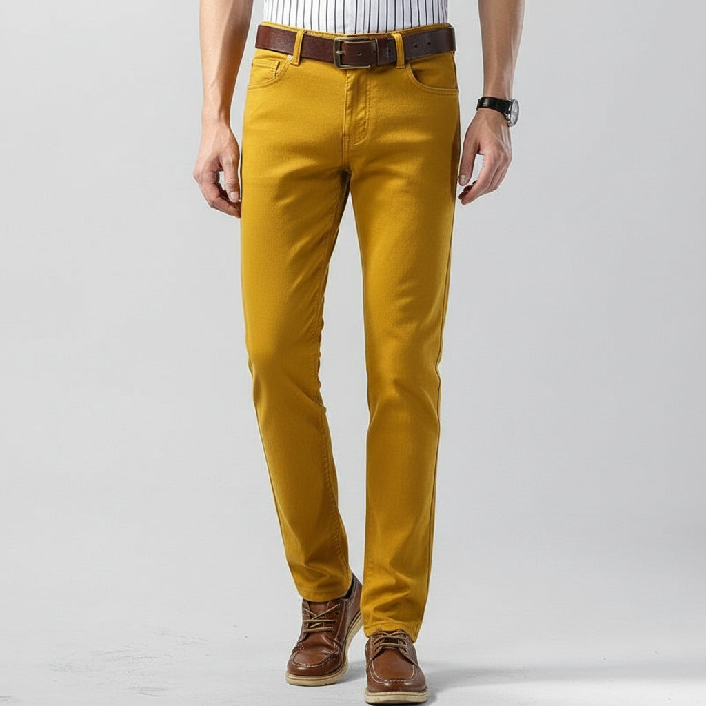 Christopher | Men’s Regular Fit Straight Leg Trousers