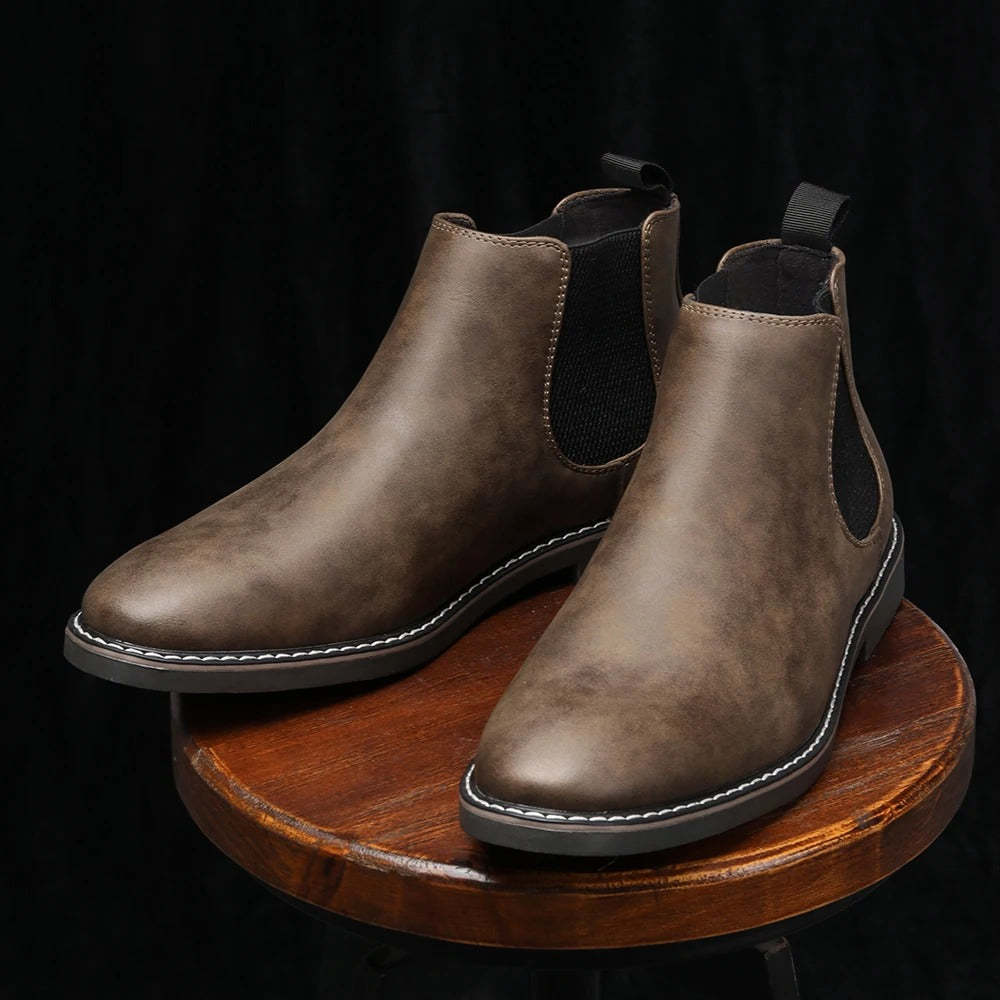 Clint | Men’s Leather Classic Chelsea Boots