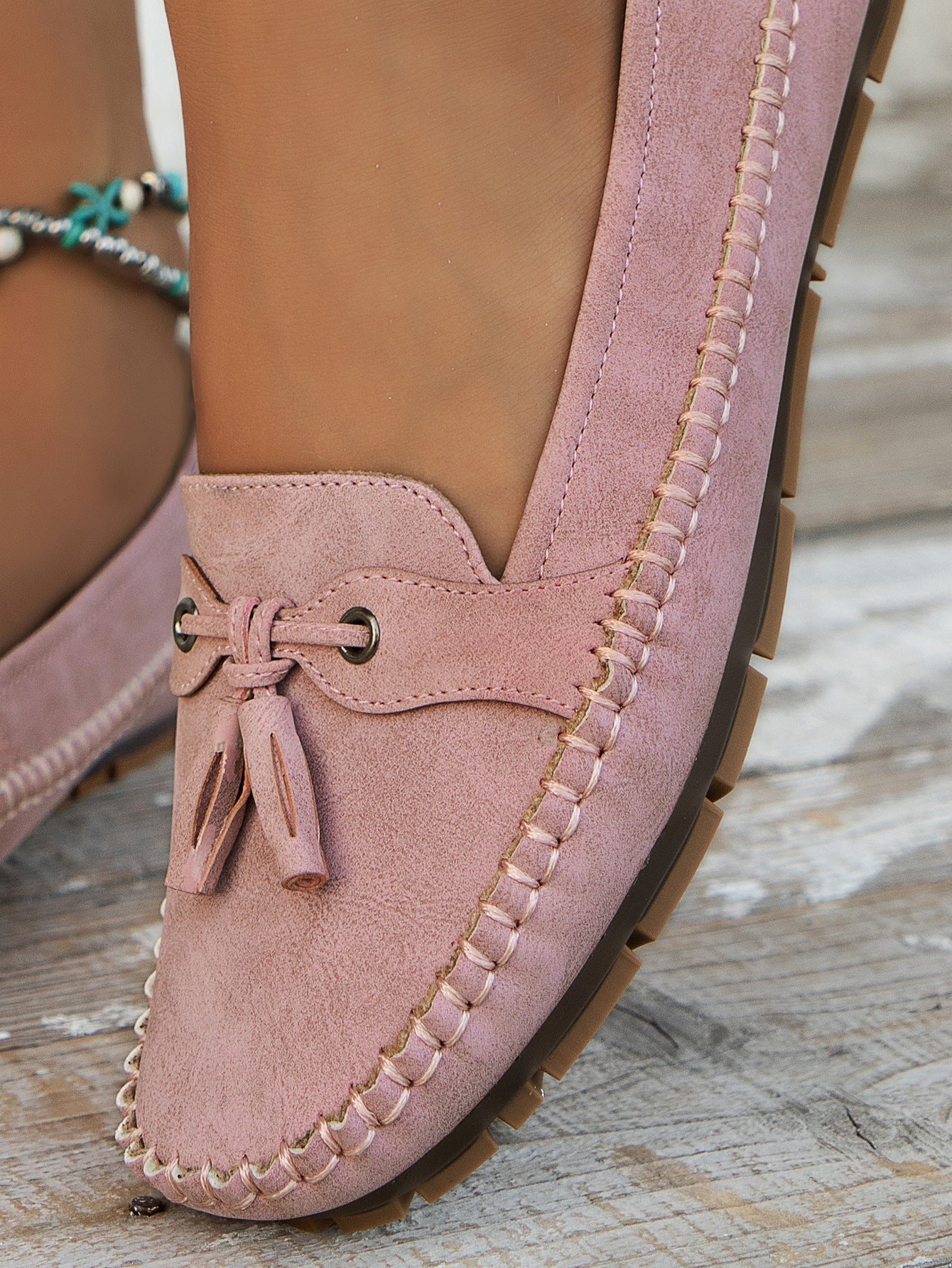 Simona | Women’s Flat Loafer Moccasins Sandals