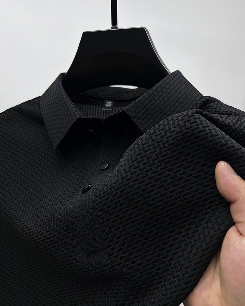 Quentin | Men’s Knit Short Sleeve Polo Shirt