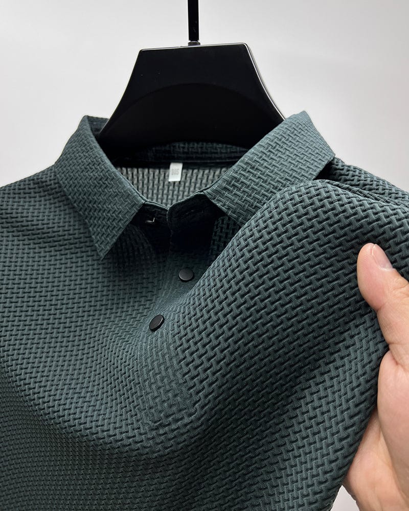Edwin | Men's Textured Short Sleeve Polo