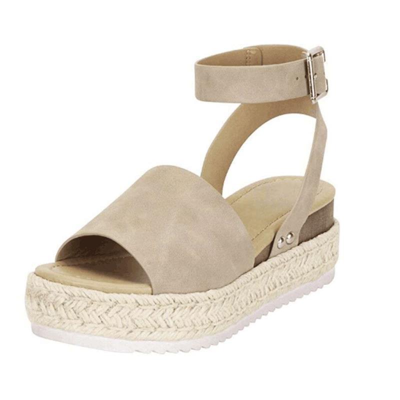 Noemie | Women’s Wedge Ankle Strap Sandals