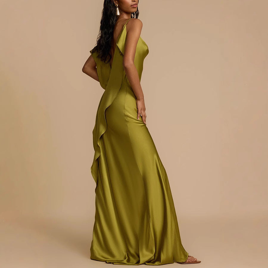 Nerea |  Women’s Sleeveless Slip Maxi Dress