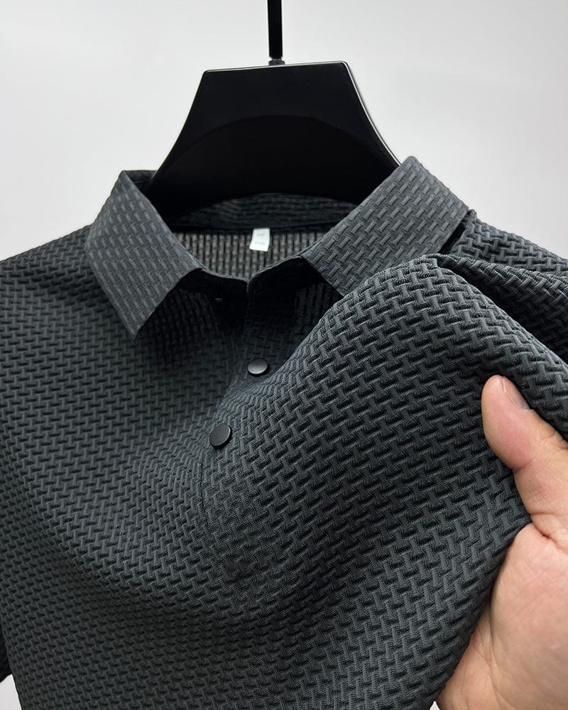 Quentin | Men’s Knit Short Sleeve Polo Shirt