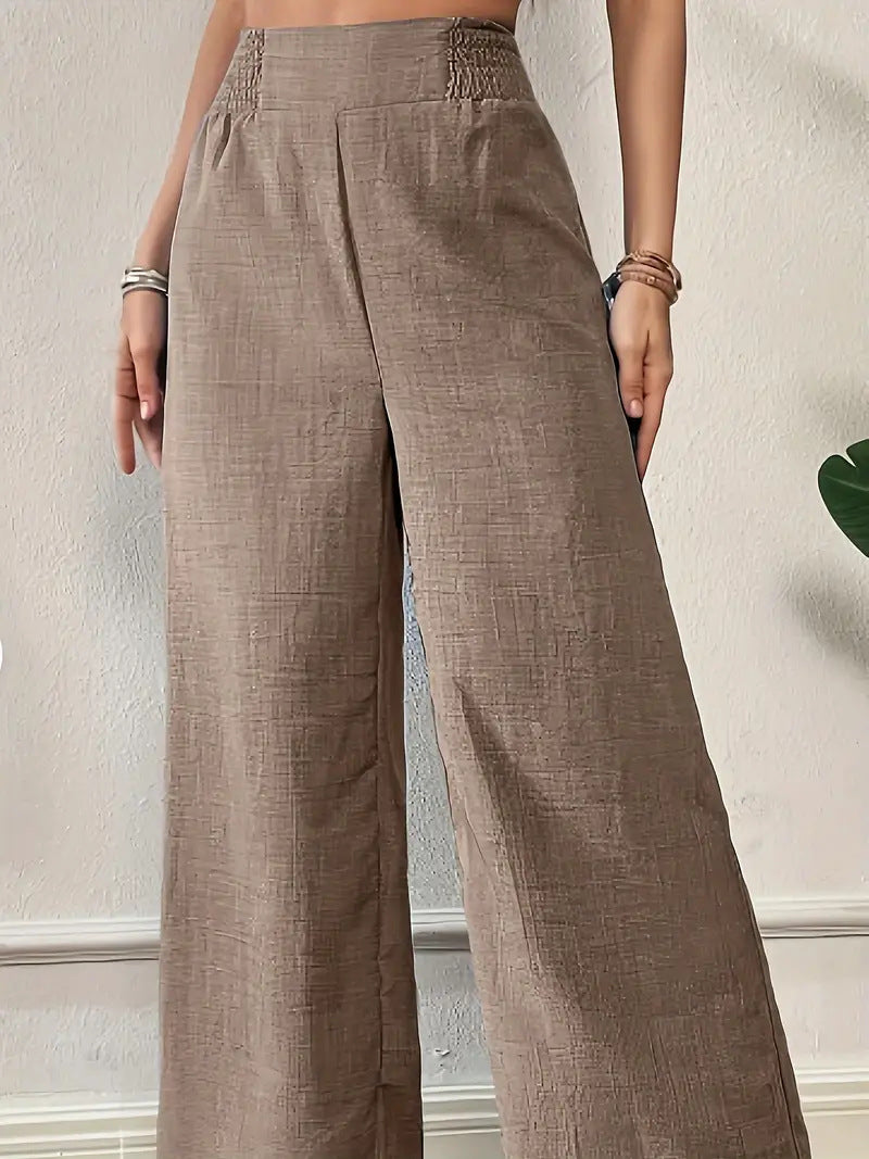 Elsie | Women's Smocked Paisley Pants